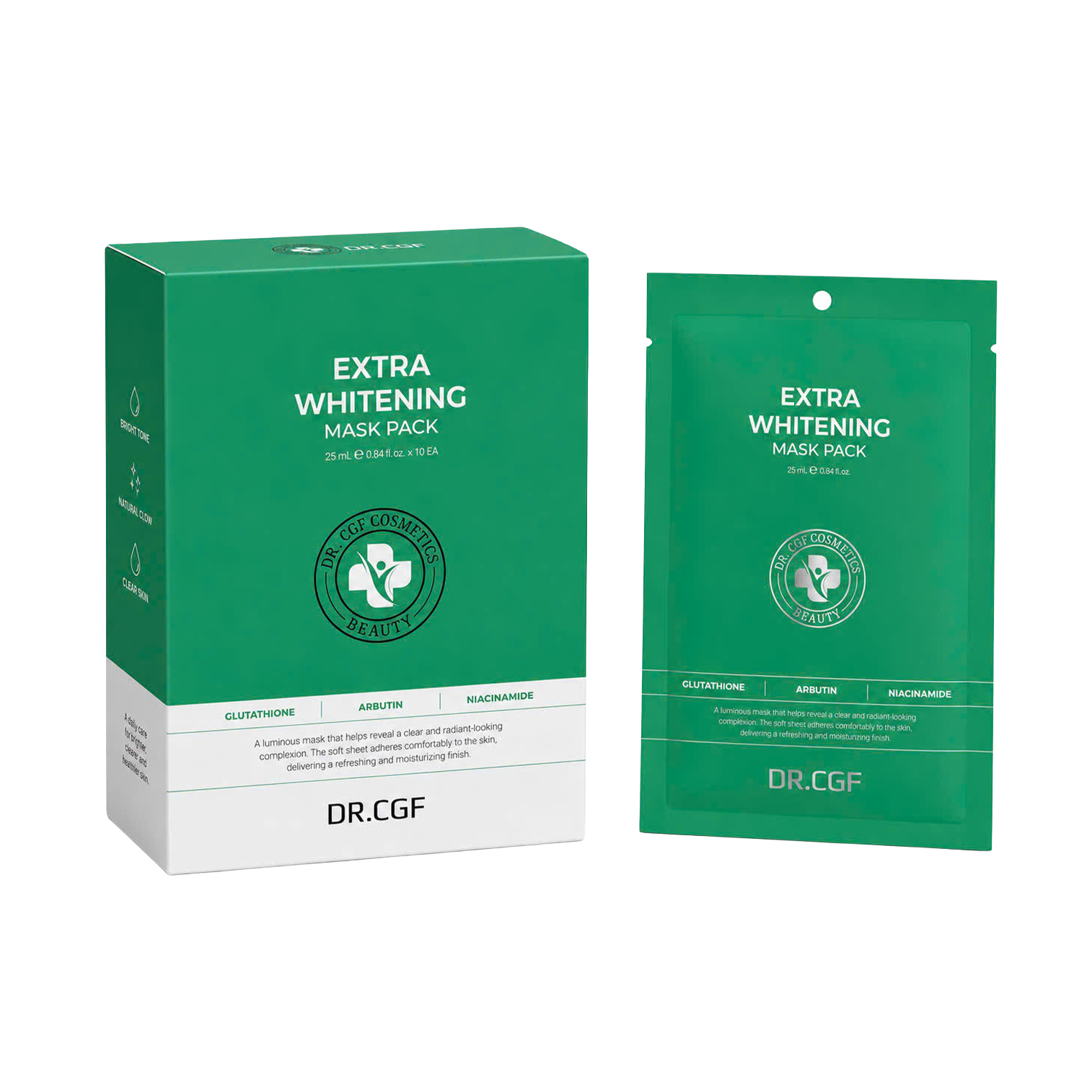 DR.CGF EXTRA WHITENING MASK PACK